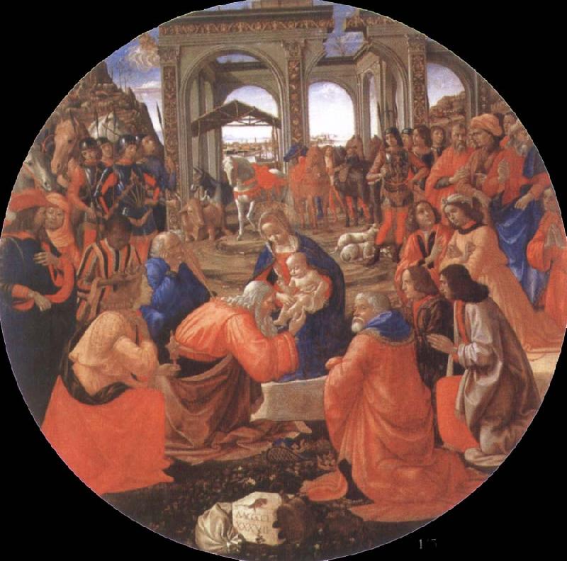 Domenico Ghirlandaio Adoration of the Magi oil painting picture
